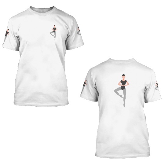 ballet dancer 3D T Shirts