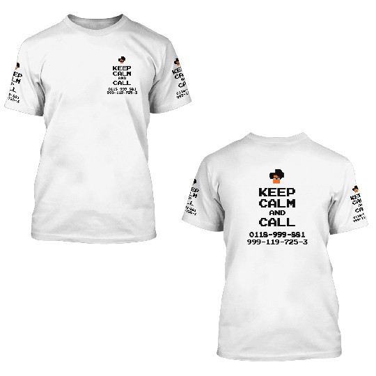 IT Crowd Moss emergency KEEP CALM 3D T Shirts