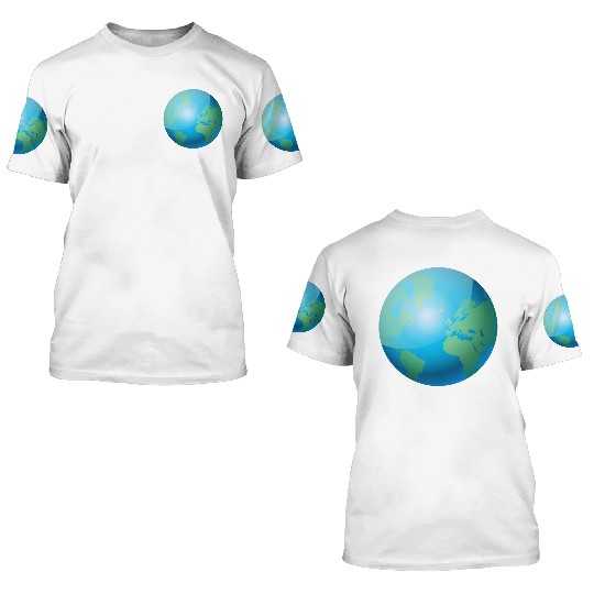 earth 3D T Shirts