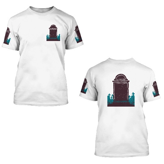 Graveyard 3D T Shirts