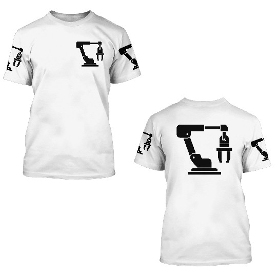 robot arm 3D T Shirts