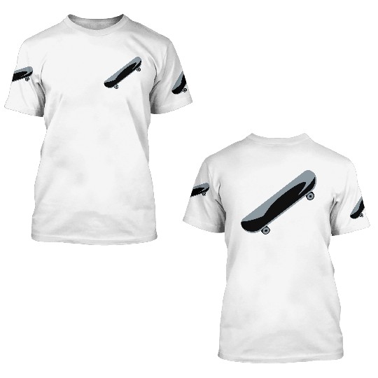 skateboard 3D T Shirts