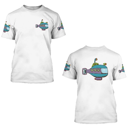 submarine 3D T Shirts