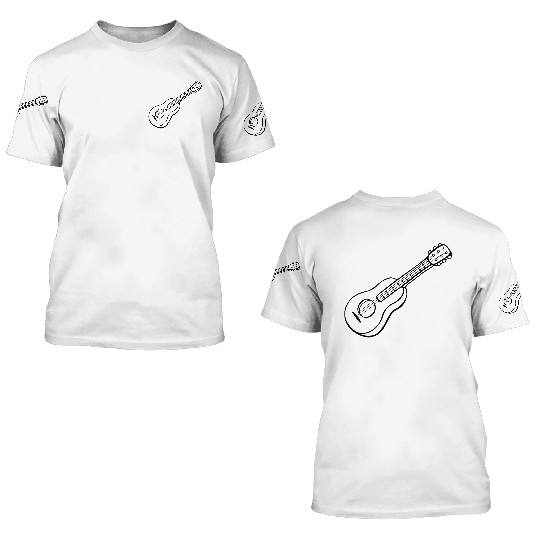 guitar 3D T Shirts