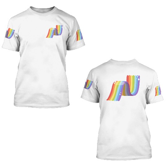 Rainbow 3D T Shirts