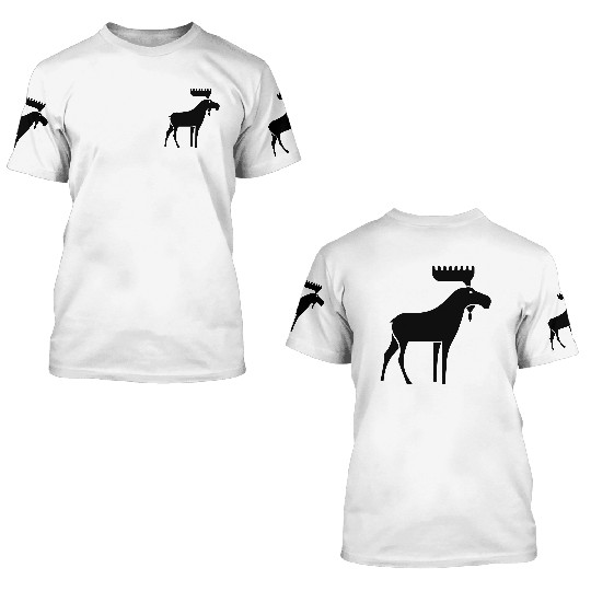 moose 3D T Shirts