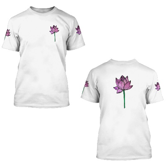 Lotus 3D T Shirts