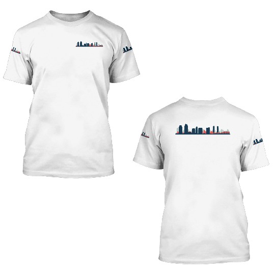 San Diego, California 3D T Shirts