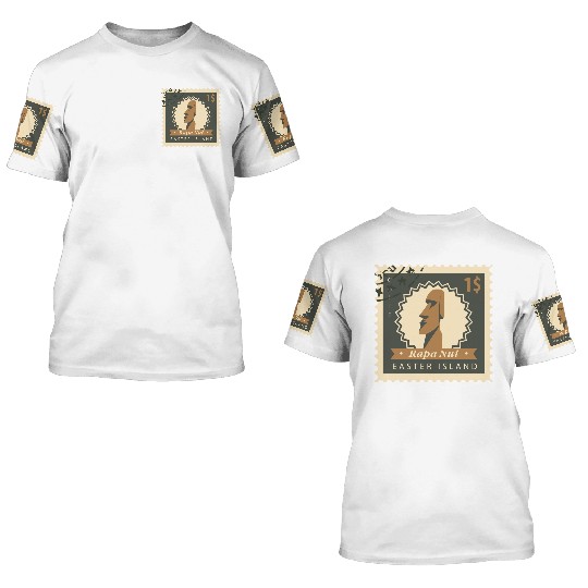 Easter Island 3D T Shirts