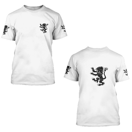 crest lion symbol 3D T Shirts