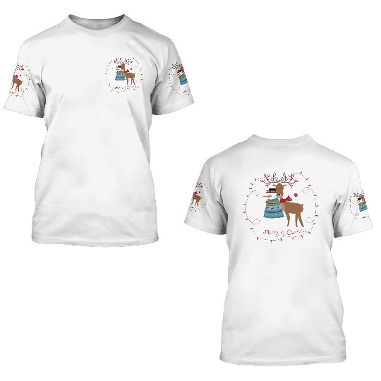 Snowman 3D T Shirts