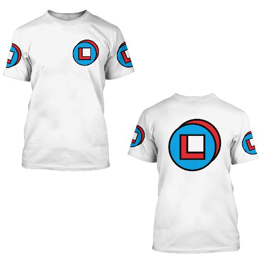 circle square 3D T Shirts