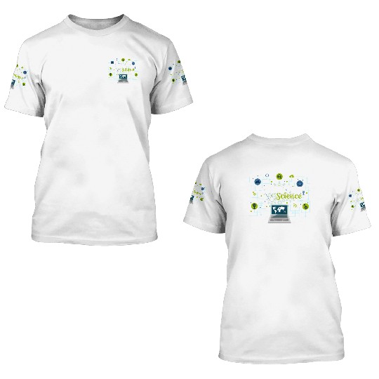 Computer Science 3D T Shirts