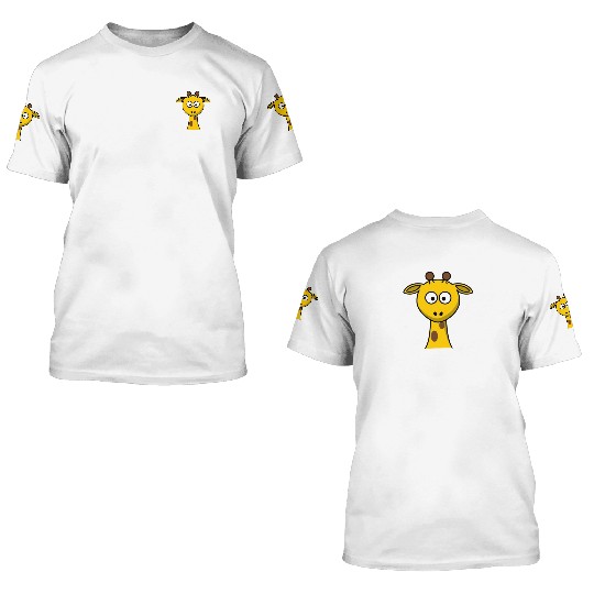 Baby Giraffe 3D T Shirts