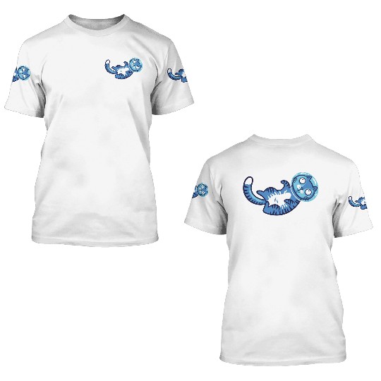 Space cat 3D T Shirts