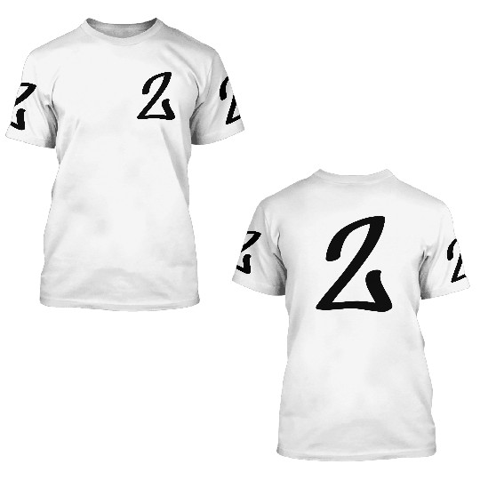 number 2 3D T Shirts