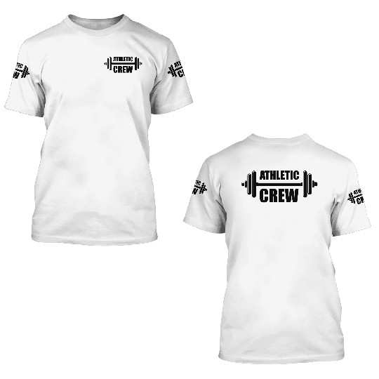 Athletic Crew 3D T Shirts