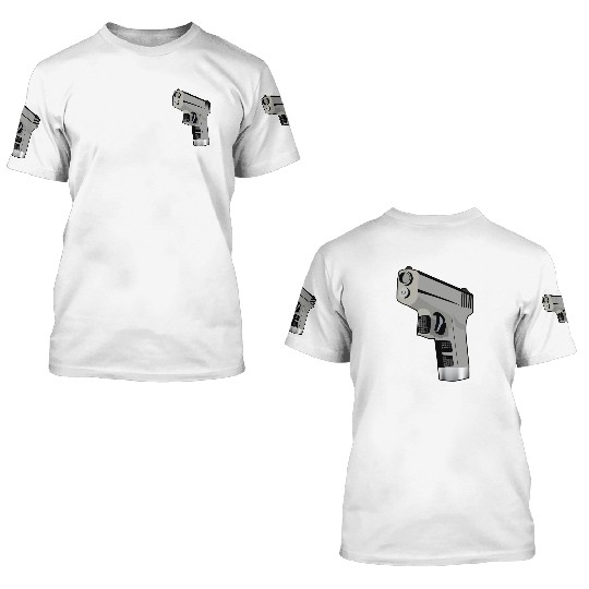 Gun 3D T Shirts