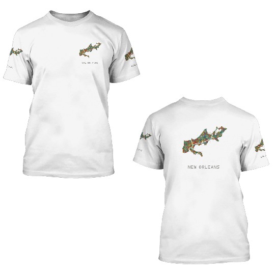 new orleans 3D T Shirts