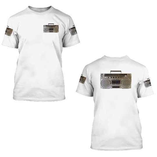Boombox Sharp GF-5757 Ghettoblaster 3D T Shirts