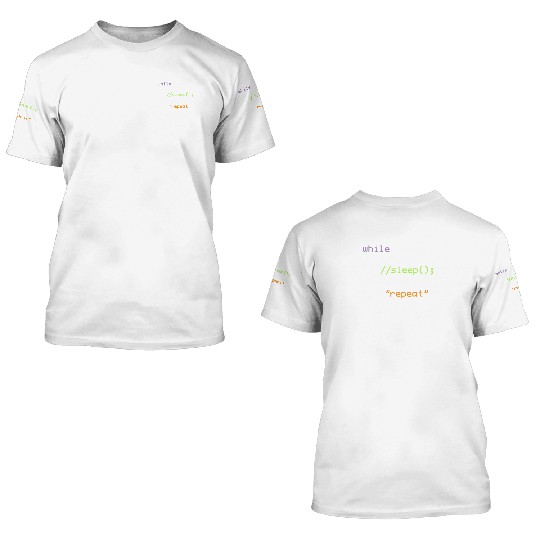 Computer Science Programmer 3D T Shirts