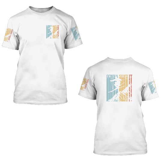 Gonna Send It - Ski Vintage Gift 3D T Shirts
