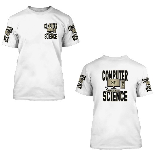 Computer Science-It 3D T Shirts