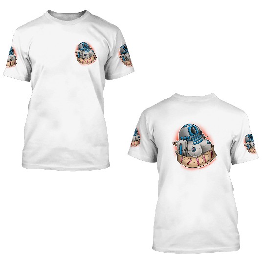 R2 - DOUBLE - D2 3D T Shirts