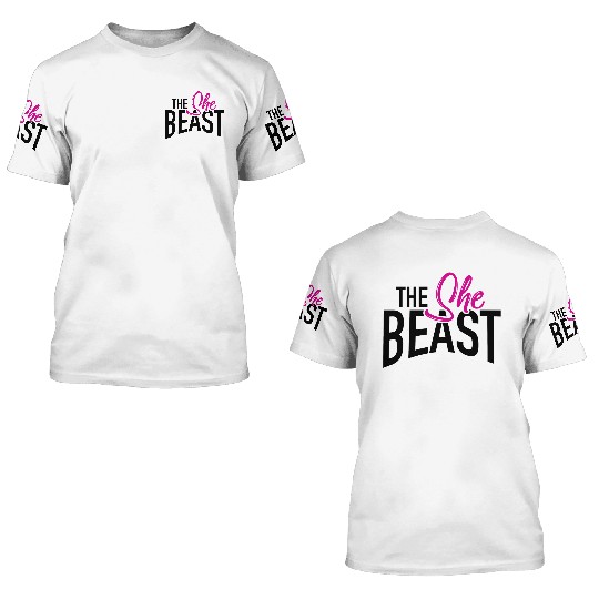 The She Beast 3D T Shirts