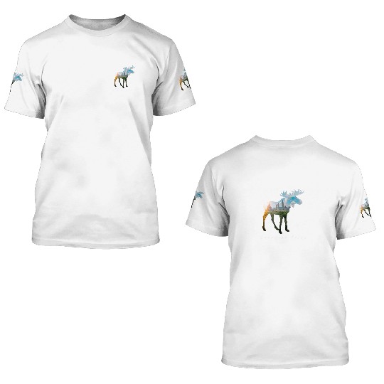 Moose - Canadian Pride 3D T Shirts