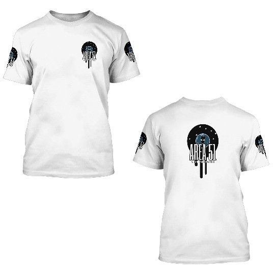 Alien Area 51 3D T Shirts