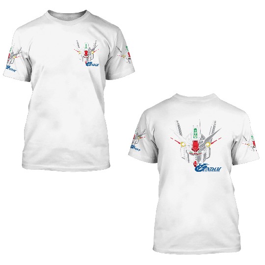 gundam hobbiest 3D T Shirts