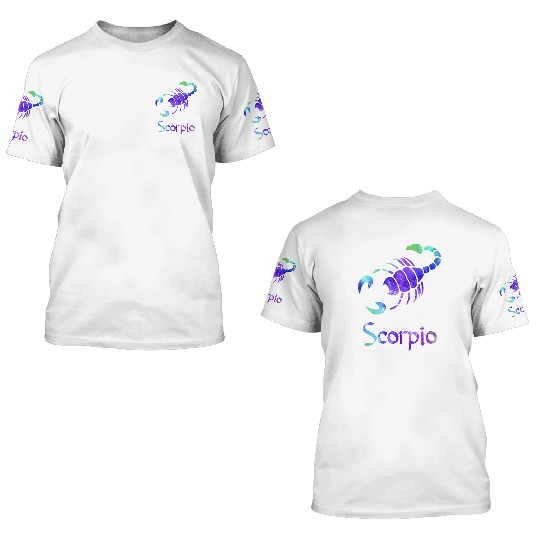 Scorpio 3D T Shirts