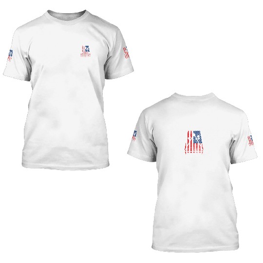 Make Cornhole Great Again Funny USA Gift 3D T Shirts