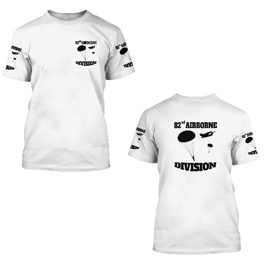 Paratrooper US Army 82nd AIRBORNE 3D T Shirts