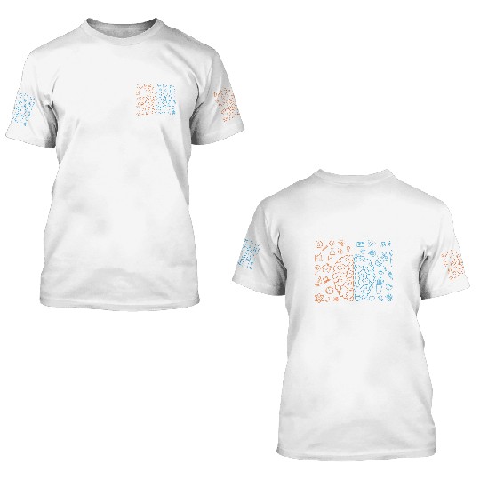 Embrace ADHD Autism ASD Neurodiversity 3D T Shirts