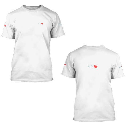 Human Rights Day Humanity Peace Freedom Love 3D T Shirts