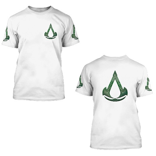valhalla assassin logo 3D T Shirts