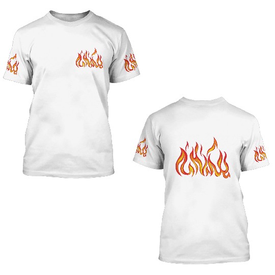 flames 3D T Shirts