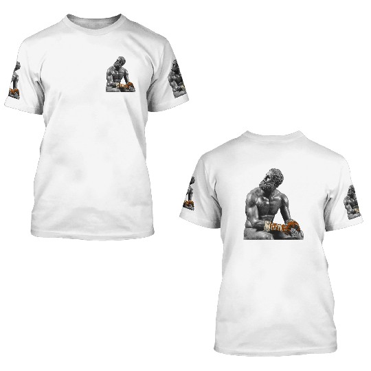 Ego-ancient Boxer at Rest (Brown) 3D T Shirts
