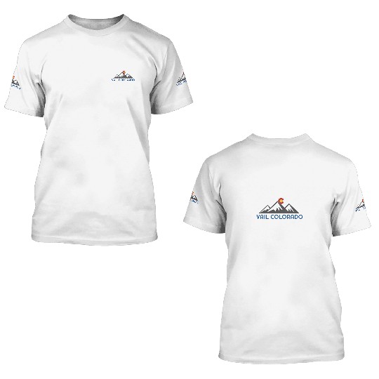 Vail Colorado Rocky Mountain 3D T Shirts