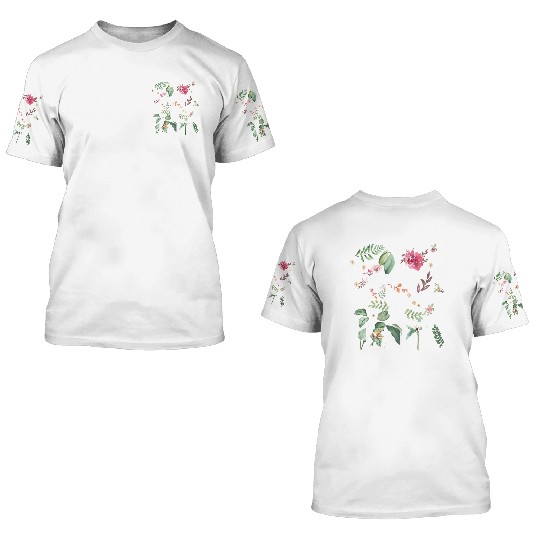 Easily Distracted By Plants 3D T Shirts