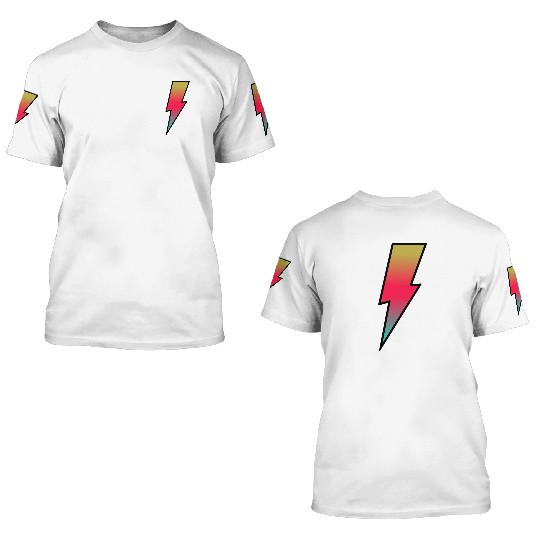 Lightning Bolt - Ray 3D T Shirts