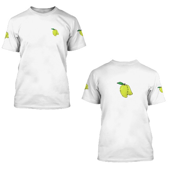 Mango hand drawn fruits summer 3D T Shirts