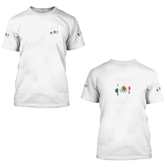 Mexican Irish Shamrock St Patricks Day 3D T Shirts