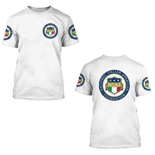 National Italian American Foundation 3D T Shirts