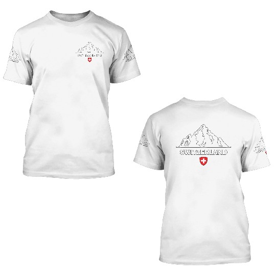 Switzerland 3D T Shirts