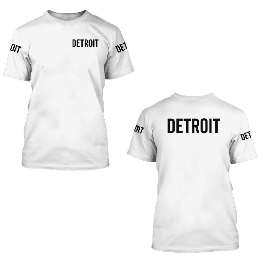 Detroit 3D T Shirts