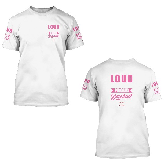 Baseball Mom 3D T Shirts