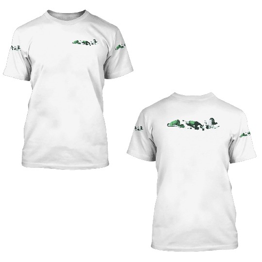 Irish Yoga 3D T Shirts